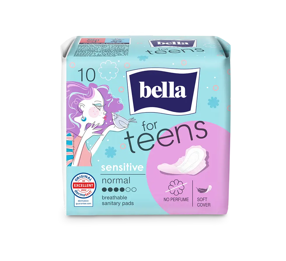 Bella-for-teens_sensitive_menstruacni-vlozky produkt bella for teens